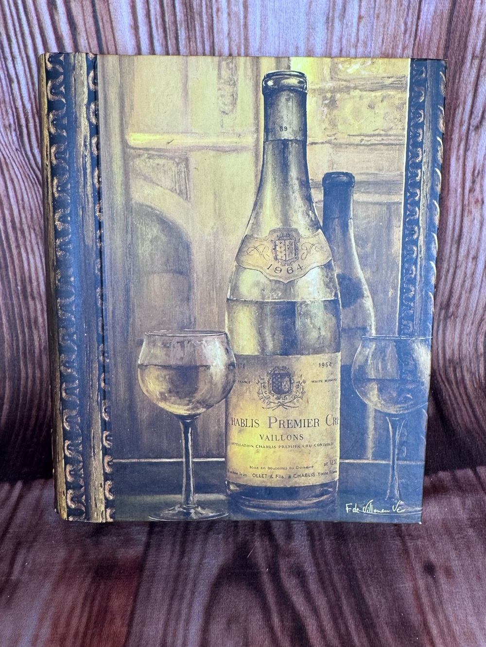 Wine Diary Journal Hardcover Spiral Log Book Fabrice De Villaneuve Tri Coastal